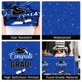 thumbnail image 6 of Gatherfun Graduation Decorations 2026, Congrats Grad Table Cover for Graduation Party Supplies, 3 pcs Class Blue Tablecloths, 54x108 Inch, 6 of 7