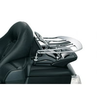 Kuryakyn 7151 Motorcycle Accessory: Tour Trunk Luggage/Storage Rack for 2001-19 Honda Gold Wing GL1800 Motorcycles, Chrome