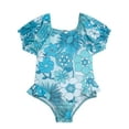 thumbnail image 3 of Jessica Simpson Toddler Girl Rash Guard Swimsuit with Headband, Sizes 12M-24M, 3 of 10