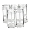thumbnail image 5 of Luxshiny 5Pcs Portable Empty Plastic Bottles for Homemade Deodorants and Creams with Unique Dispenser Design, 5 of 8