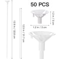 thumbnail image 5 of WAXIAYU 50 White Plastic Balloon Sticks with Cups for Party Decoration, 5 of 7