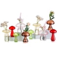 thumbnail image 1 of Juego de 10 vasos de vidrio coloreado Vase Glasseam para propagación de hongos, 1 of 8