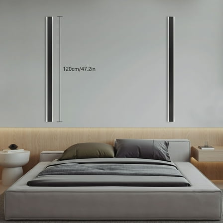 Modern Outdoor Wall Light, Wall Mount Lighting Fixture, 2Pcs Wall Lights