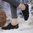thumbnail image 5 of Willtoo Womens Cozy Lined Sneakers Lace Up Warm Plush Casual Walking Shoes Thick Sole Non Slip Athletic Shoes for Cold Weather, 5 of 6