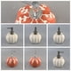 thumbnail image 4 of Naiovety Lindo dispensador de calabaza-decoración de cerámica reutilizable para Halloween, bomba de jabón de manos con Hojas de arce de Juegos de accesorios de baño naranja, 4 of 6