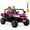 Rose Red, variant on Gymax 24V Kids Ride On Dump Truck 2-Seater Electric Truck w/ Remote Control Blue