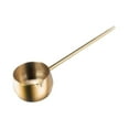 thumbnail image 3 of CoudarTitie Hot Oil Pan, Small Soup Pot, Stainless Steel Pouring Spoon, Mini Oiler Saucepan, gold, 3 of 9