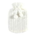 thumbnail image 1 of 2l Warm Water Fles Met Wasbare Pom Pom Ball Fluffy Soft Cover Winter Warm, 1 of 1