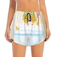 thumbnail image 2 of KLL Corgi In The Shower Cap Bathing Pattern Shorts Women,Athletic Shorts High Waisted Running Shorts Pocket Sporty Short Gym Elastic Workout Shorts-Medium, 2 of 7
