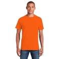 thumbnail image 3 of Gildan High Visibility Safety T-Shirt, Heavy Cotton Short Sleeve Crewneck Tee, Safety Orange, M, 3 of 6