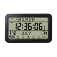 thumbnail image 1 of Atomic Clock with Indoor Outdoor Temperature Wireless, 7 Inch LCD, Battery Powered with High Precision Sensor, 1 of 7
