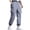 Gray, variant on Men's Cooling Fan Cargo Pants Lightweight Summer Work Trousers Breathable Outdoor Hiking Joggers with Multi Pockets
