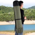 thumbnail image 2 of M Buder Bolsa de Almacenamiento de Cañas de Pescar al Aire Libre Correa Ajustable Gran Capacidad Tela Oxford (Verde, 123 cm / 48.4 inches) Resistente al Desgaste, 2 of 9