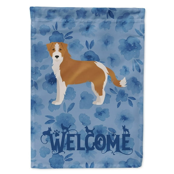 Carolines Treasures CK6010CHF Kromfohrlander Welcome Flag Canvas House Size Large multicolor