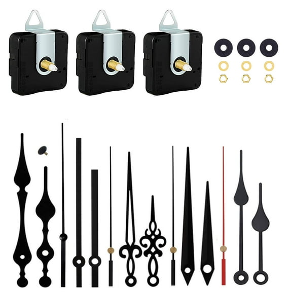 Non-Ticking Clock Movement Kit Battery Operated for DIY Clock Repair Projects