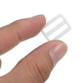 thumbnail image 4 of 5/8 Inch Tri-Glide Slide Buckles Webbing Strap Fastener, White, 100 Pack, 4 of 5