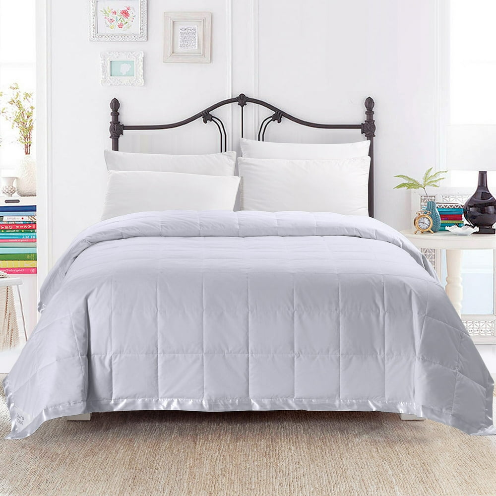 Puredown Lightweight White Down Blanket
