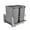 Metallic Silver, variant on Rev-A-Shelf 35 Quart Pullout Waste Container Trash Can w/ Soft-Close Slides