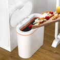 thumbnail image 3 of Automatic Waste Bin Large Capacity Garbage Can with Lid 12L Trash Can Rubbish Container for Toilet Household Office Kitchen Bedroom blanco perfecl bote de basura inteligente, 3 of 8