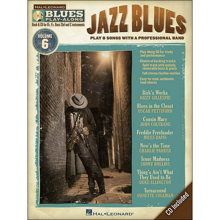 Hal Leonard Jazz Blues Blues Play Along Volume 6 Book
