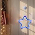 thumbnail image 5 of Blue Suction Cup LED Star Window Light for Fourth of July, Patriotic Front Door and Glass Decoration with Warm Light, Battery Operated Indoor Outdoor Decor for Independence Day, 5 of 6