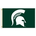 thumbnail image 1 of Michigan State Spartans Flag, 1 of 1