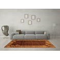thumbnail image 3 of Ahgly Company Indoor Rectangle Abstract Orange Modern Area Rugs, 6' x 9', 3 of 4