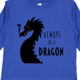 thumbnail image 4 of Inktastic Always Be a Dragon Boys or Girls Long Sleeve Toddler T-Shirt, 4 of 5