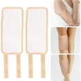 thumbnail image 1 of 2 Pcs Pack d'Huile de Ricin Réutilisable Kit de Compresses d'Huile de Ricin pour Mollets Genoux Bras (Rose), 1 of 12