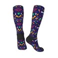 thumbnail image 4 of Balery Happy Mardi Gras Fun Novelty Socks Men'S Women'S Crew Socks Funny Crazy Novelty Socks Quirky And Cool Socks, 4 of 9