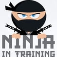thumbnail image 2 of CafePress - Ninja In Training Infant Bodysuit - Baby Light Bodysuit, Size Newborn - 24 Months, 2 of 4