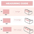thumbnail image 3 of Sanmadrola Boho Sofa Cover Chenille Couch Covers Blanket Furniture Protector for Sectional Sofa, Anti Slip Couch Covers for 2 Cushion Couch, Washable Slipcover for Dog (Pink, 71"x102"), 3 of 9