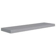 thumbnail image 4 of moobody 4 Piece  Shelves MDF Wall Mounted Shelf Photo Display Stand Storage Rack Gray for Living Room, Bedroom, Bathroom, Home, Office Decor 35.4 x 9.3 x 1.5 Inches (L x W x H), 4 of 7