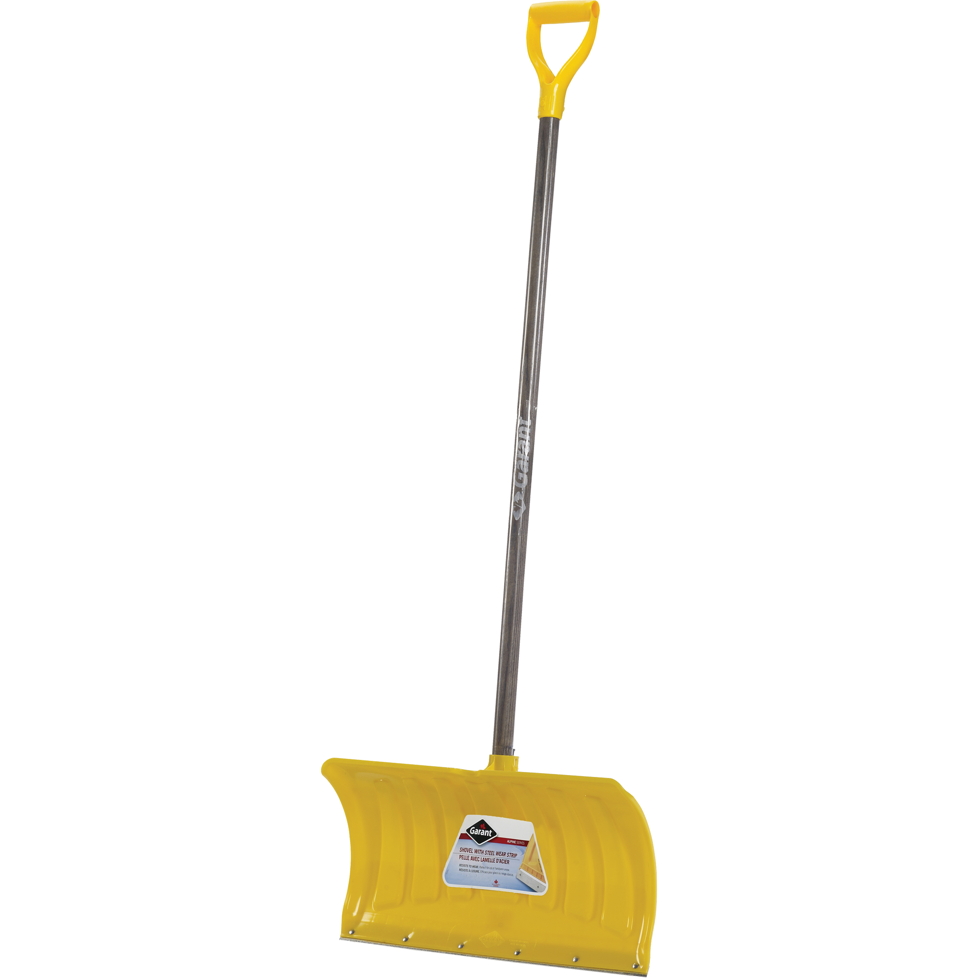 Alpine(TM) Snow Shovel, Polypropylene Blade, DGrip Handle, 203/4" W