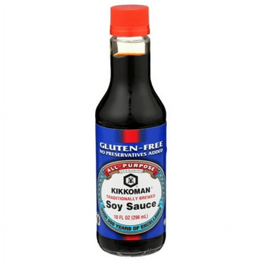 Pack of 2 - Kikkoman Gluten Free Soy Sauce 10 fl oz Packaging May Vary