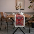 thumbnail image 1 of Xiao Hua 1 pieza de bandera de mesa jacquard con borlas de girasol, decoración de fiesta, bandera de mesa roja, decoración de escritorio, cubierta de salón, decoración 275 * 30 cm, 1 of 5