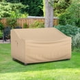 thumbnail image 4 of Costway Causeuse de Patio 60"x43 Pouces Banc 2 Places Housse de Sofa Profonde Poignée Imperméable Évent, 4 of 9