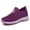 Purple, variant on Orthopedic Shoes for Women Breathable Walking Sneakers Slip on Trainers Ladies Comfortable Casual Athletic Shoe Thick Bottom (Red, 7 Wide)