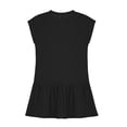 thumbnail image 4 of Niña Vestido de Primavera Estiramiento Suave Cómodo Casual Vestidos Sueltos para 5-14 Años Vestido de Verano de Manga Corta, 4 of 8