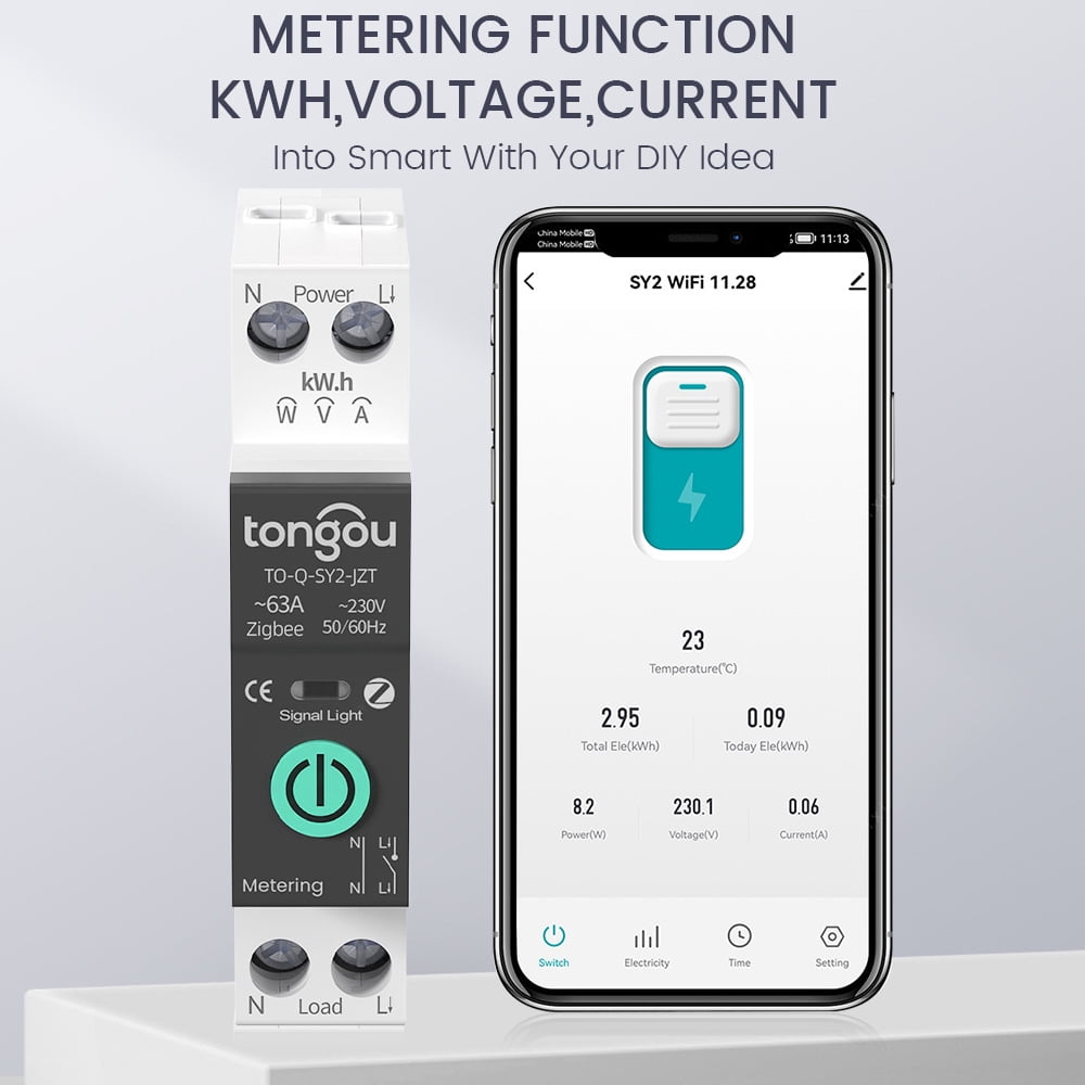 Automatic circuit breakers,1p 63a Support - App Safety - Safety - Circuit Remote Wifi Circuit App Remote Modes - 63a Din Remote - With App Din Rail Modes Safety - - Circuit App Remote Din