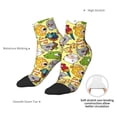 thumbnail image 6 of Fuzoiu Animals Print Adult Socks, Crew Moisture-wicking Socks, Unisex Cushion Crew Socks,Casual Sports Ankle Socks, 6 of 7