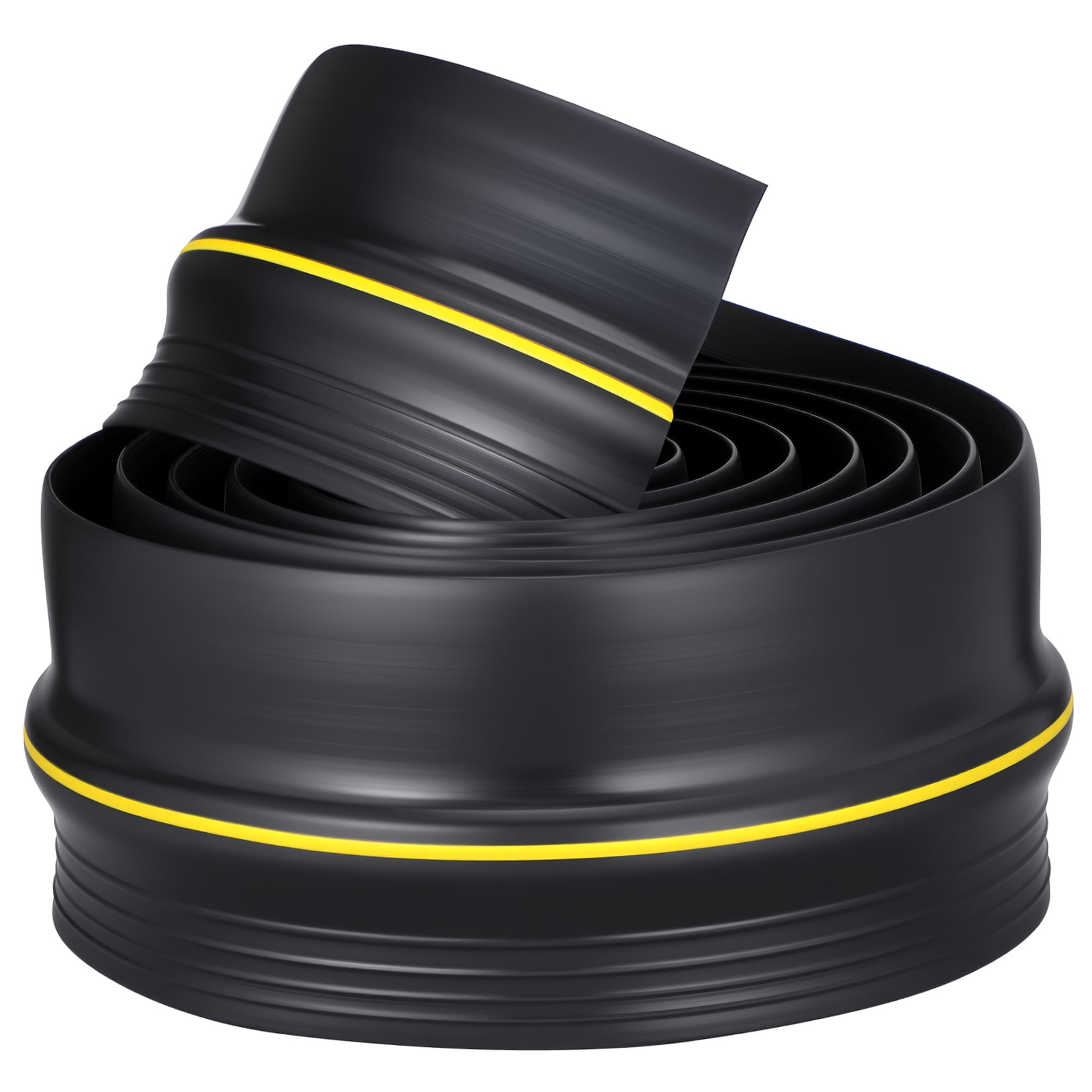 HONMEET Black Rubber Garage Door Bottom Seal Weatherproof Strip for Noise Reduction and Draft