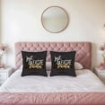 thumbnail image 2 of Set of 2 Decorative Throw Pillow Covers 18x18in - Serene Watercolor Design with ' Just Breathe ' in White & Yellow for Couch Bed Car, 2 of 8