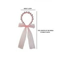 thumbnail image 5 of Kids Girls Pearl Headbands with Ribbon, White Pearl Hairbands Bridal Hair Hoop Cute Headbands Party Wedding Hair Accessories for Baby Children Kids Girls, 1/4/7 Pack, 5 of 9