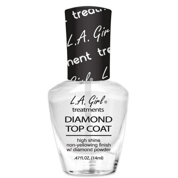 LA Girl Nail Treatment Diamond Top Coat, 0.47 Oz
