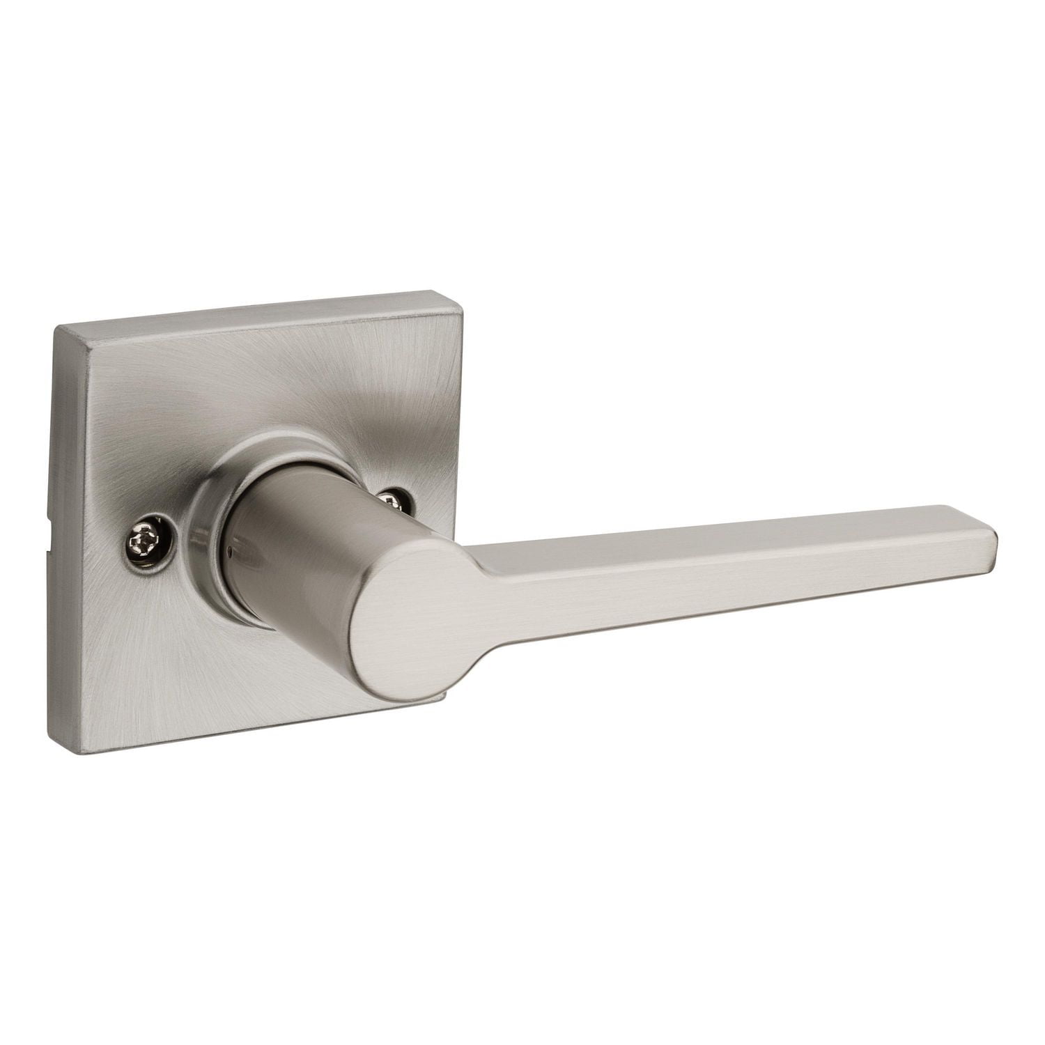 Weiser Safelock Daylon Interior Passage Door Lever in Satin Nickel, Modern style and durability