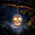 thumbnail image 5 of Halloween Hanging Lamp, Lighted Hangings Decorations for Home, Lamps Ornament for Halloween Decor Indoor & Outdoor, White, 5 of 6