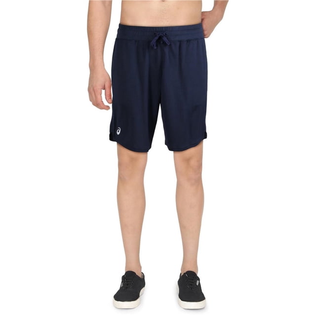 ASICS Mens Circuit 2 Athletic Workout Shorts, Blue, X-Small