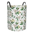 thumbnail image 2 of Daiia Lilies Flowers Round Laundry Basket with Handles Thickened Waterproof Circular hamper,Dirty Clothes Storage Basket for Bedroom,Bathroom,College Dorm-, 2 of 8