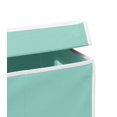thumbnail image 5 of Simple Houseware Single Laundry Basket with Lid, Turquoise, 5 of 5